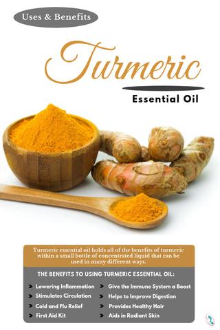 Health benefits of turmeric essential oil