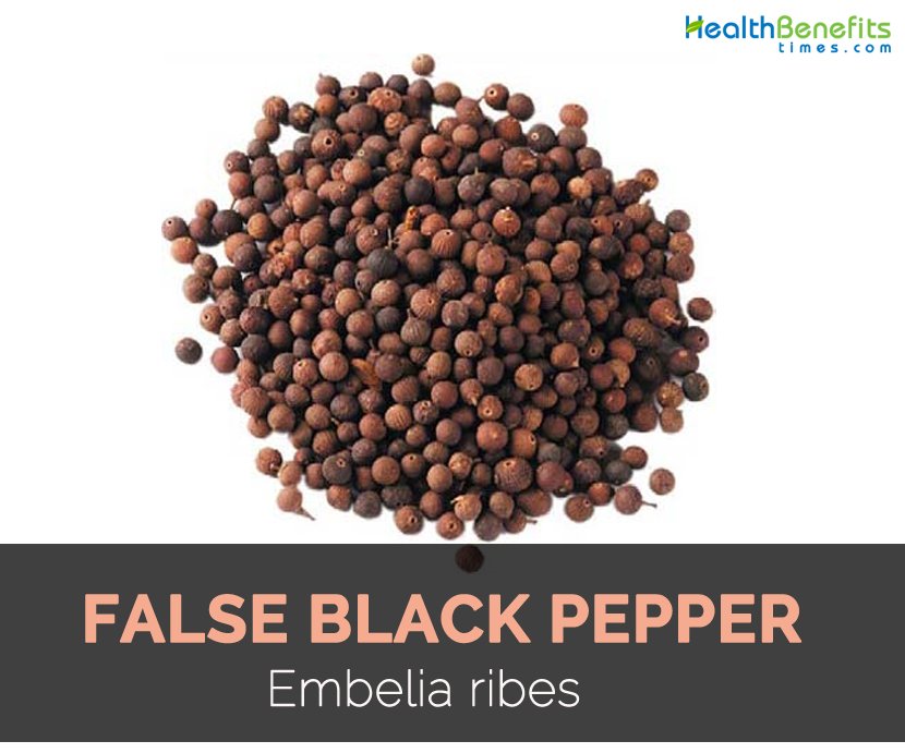Health benefits of false black pepper False black pepper good for hair