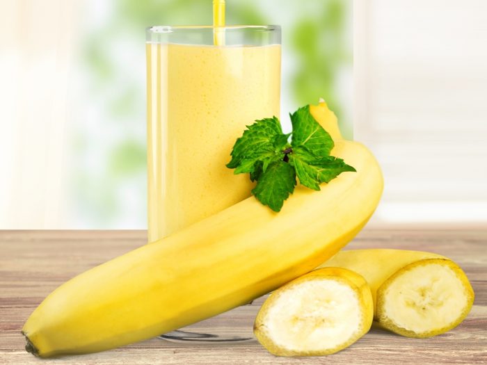 Health benefits of banana juice aids digestion & peaceful sleep