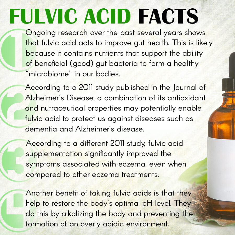 Health benefits of Fulvic acid
