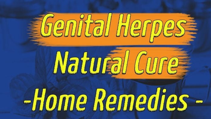 genital herpes natural treatment cure