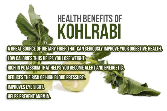 kohlrabi health benefits