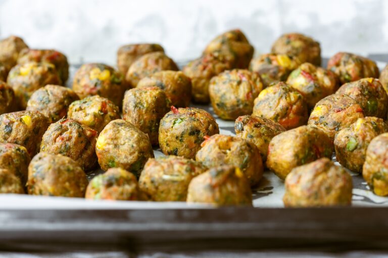Mushroom and black bean vegetarian meatballs Photo-by-gate74-CC0-on-Pixabay